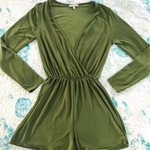 Olive Green Romper